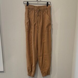 Abercrombie & Fitch Modal Blend Khaki Brown Joggers Women’s Extra Small‎ Short